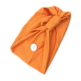 MUKA Headbands with Button, Face Mask Holder, Sport Hair Band, Knotted Stretchy Criss-Cross Turban Headwrap, Unisex Protective Bandana