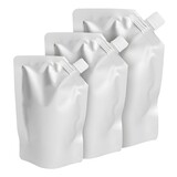 Muka 50 PCS Foil Stand Up Pouch Bags, Drink Pouches For Jam, Fruit Juice, Milk Packaging, 5.9Mil, FDA Compliant, BPA Free