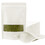 Muka 50 PCS White Kraft Stand Up Zip Pouch with Frosted Window, Heat Sealable, 4"W x 6"H x 1.6"D, FDA Compliant