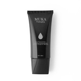 Muka Custom Printed Soft Tubes, Personalized Square Soft Tube For Skincare with Screw Cap, Laser Engraved, 60ml/2oz