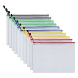 Aspire 10pcs Heavy-Duty Mesh Zipper File Bags, Upgraded A4 Zipper Bags for Organizing Storage, Office Supplies