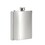 Aspire Blank Stainless Steel Liquor Whiskey Hip Flask, 8 oz, 3.75" W x 5.5" H