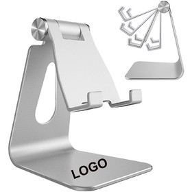 Muka Custom Adjustable Phone Stand Universal Aluminium Personalized Charging Stand for Smartphone and Tablets, Laser Engraving