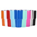 Muka 30 oz Tumbler, Double Walled Insulated Travel Cup with Resistant Lid, Keep Cold or Hot for Hours