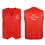 TOPTIE Custom Unisex Work Vest Volunteer Staff Button Vest Printed Embroidered Your Text Logo