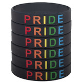 GOGO Custom Color Filled Silicone Bracelet, Ink Injected Rubber Wristband