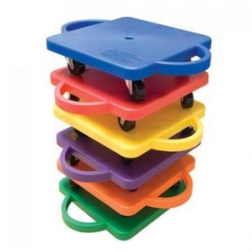 Gamecraft 1092493 Safety Guard Scooter Boards - Color My Class (Set of 6)