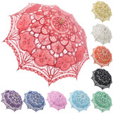 TOPTIE Vintage Lace Parasol, Wedding Bridal Umbrella, Photograph Parasol, Party Decorations Supplies