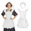 White Apron & Headband