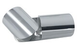 CRL S49CH Polished Chrome Adjustable Wall Bracket