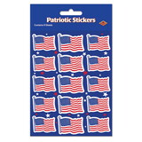 Beistle 54017 U S Flag Stickers, 4¾