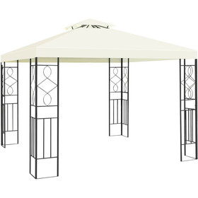 Costway 68157039 2 Tiers 10 x 10 Feet Patio Gazebo Canopy Tent