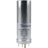 CE Manufacturing C-EC100-100-500 Capacitor 500V, 100/100µF