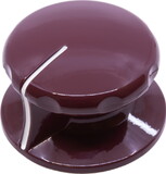 CE Distribution P-K499-33-X Knob - Painted Phenolic, Set Screw, Premium RCA Style, 33mm Skirt, Pointer