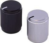CE Distribution P-K656-X Knob - Aluminum, Matte Finish, Set Screw, Short Line, 0.5" Diameter