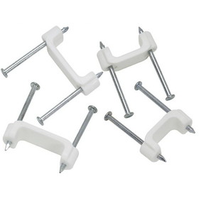 Ideal 50-PACK Plastic Insulated Cable Staple, Size: 3/4" BPS30-50