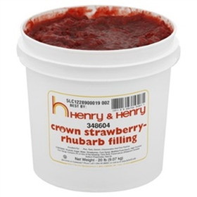 Henry And Henry Strawberry Rhubarb Crown Filling, 20 Pound