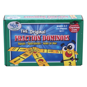 Wiebe Carlson  Associates CRE4080 Fraction Dominoes Game