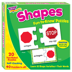 Trend Enterprises T-36008 Fun-To-Know Puzzlesshapes