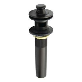 Elements of Design EB3005 Lift and Turn Sink Drain with Overflow, Oil Rubbed Bronze