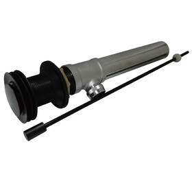 Elements of Design ES8105 Vessel Sink Brass Pop-up Drain with Lever Control, Oil Rubbed Bronze Finish