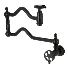 Kingston Brass Webb Two-Handle Pot Filler