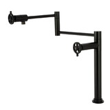 Kingston Brass Fuller Two-Handle Deck Mount Pot Filler