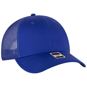 Custom OTTO CAP 83-1239 6 Panel Low Profile Mesh Back Trucker Hat
