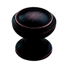 Amerock BP55342ORB Revitalize Round Cabinet Knob 1-1/4 in. D 1-1/4 in. Oil Rubbed Bronze 1 pk