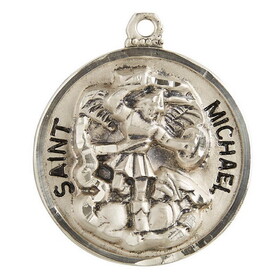Creed SS827-39 Sterling Saint Michael Medal