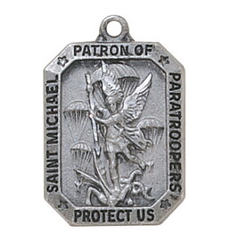 Creed SS9944 Sterling Saint Michael Patron Saint (Paratroopers) Medal