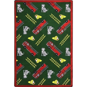Joy Carpets 1415 Hook and Ladder Rug