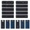 Aspire 16 Pcs Adjustable Waist Extension for Pants, Elastic Waist Extender with Button