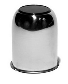 Americana 90175 Cntr Cap; Ss 3.18 Bore W/Blck Butn