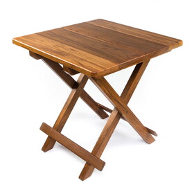 Whitecap 60031 Solid Top Fold-Away Teak Table