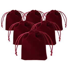 TOPTIE 50 PCS Velvet Gift Bags, Craft Drawstrings Bags Jewelry Pouches for Wedding Party Festival