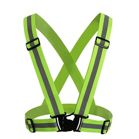 GOGO Wholesale Reflective Running Vest, High Visibility Adjustable Safety Vest for Running, Jogging, Walking, Cycling