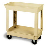 Continental 5800-GY 2 Shelf Utility Cart - Grey