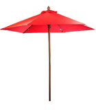 Custom Peerless 3406FSC 7' FSC Wood Market Umbrella