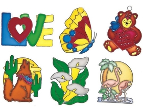 S&S Worldwide Large Assorted Sun Catcher Frames