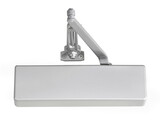 Norton 7500H689 Adjustable Hold Open Heavy Duty Surface Mount Door Closer with Sex Nuts Aluminum Finish