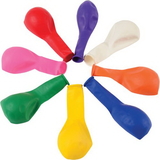 U.S. Toy LT122 Assorted Color Helium Balloons - 7 Inch.