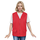 TOPTIE Advertising Volunteer Work Vest Adult Cotton Event Activity Vest