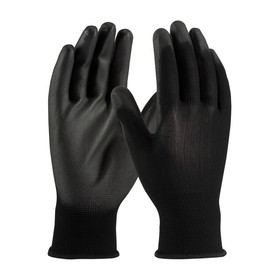 PIP 33-B115 PIP Seamless Knit Polyester Glove with Polyurethane Coated Flat Grip on Palm & Fingers
