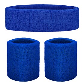 GOGO Sports Sweatband Set (1 Headband and 2 Wristbands)